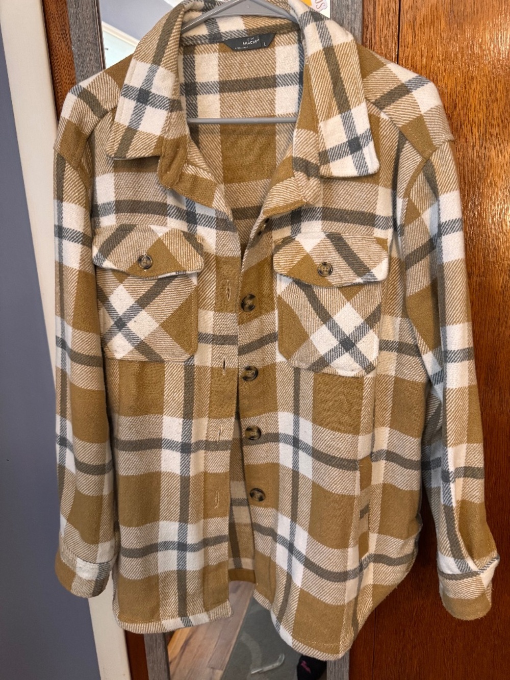 Plaid shacket